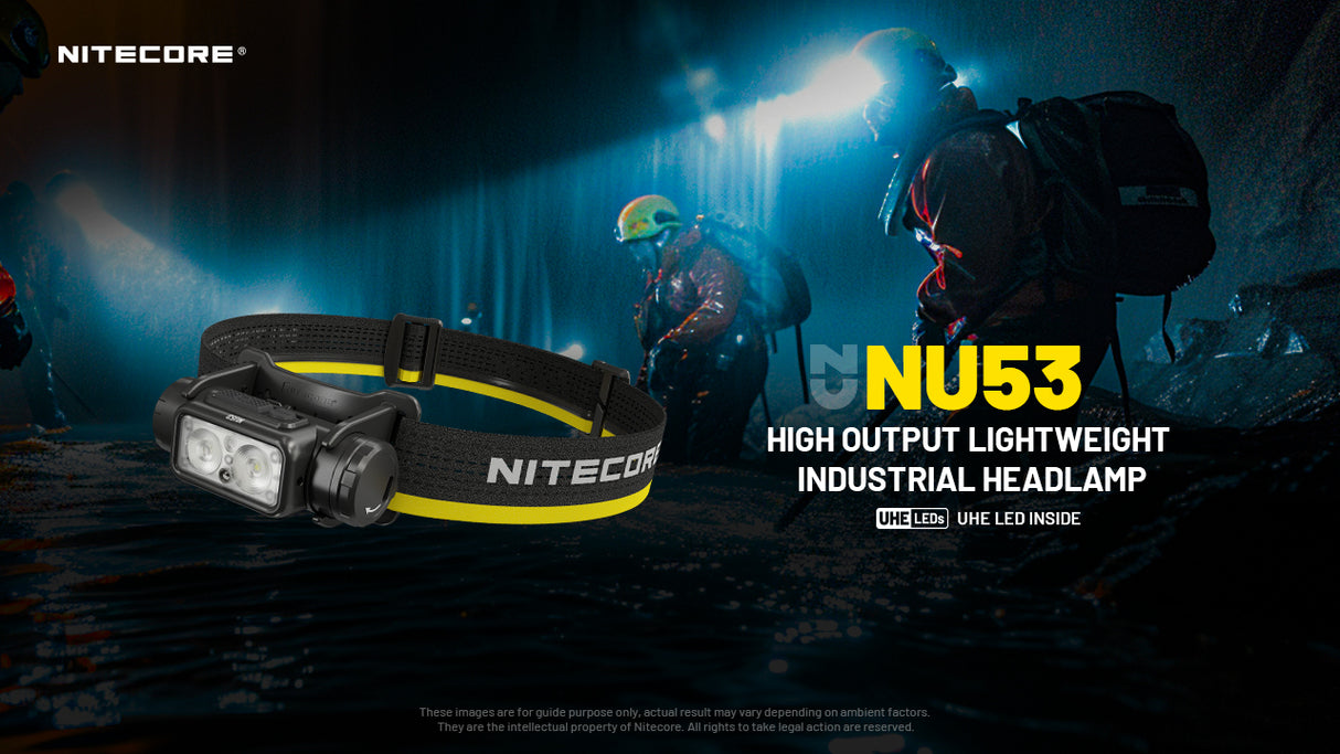 Nitecore NU53 1800 Lumen Rechargeable Industrial Headlamp