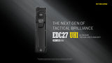 Nitecore EDC27 UHi 3100 Lumen Ultra Slim Flat EDC Flashlight